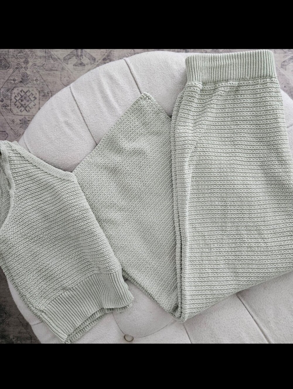 Sincerely Jules Mint Green Knit Set - Picture 2 of 3